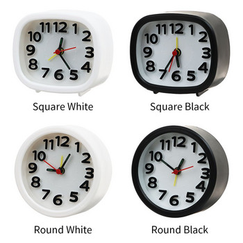 Υψηλής ποιότητας Quartz Ήσυχο Ρολόι Ξυπνητήρι Διακόσμηση σπιτιού Ρολόγια κομοδίνου Αριθμός Ρολόι