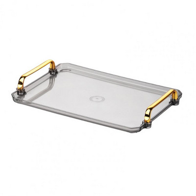 Taisnstūrveida paplāte plastmasas augļu šķīvju desertu uzkodu paplāte Virtuves organizators Uzglabāšanas paplāte platos fruteira тарелки для еды