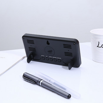 Nordic ψηφιακό ξυπνητήρι Απλό επιτραπέζιο ρολόι με μπαταρία LED Ηλεκτρονικό ρολόι Διακοσμήσεις γραφείου για υπνοδωμάτιο σαλονιού