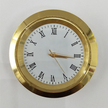 Ρολόι Quartz Movement Στρογγυλά ρολόγια Κεφαλή ένθετο Classic Clock Craft 85DA