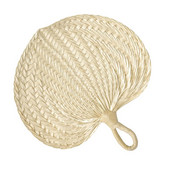 1 gab Liels ventilators mājsaimniecības rokām darināts ventilators Dabīgs salmiņš austs vēdeklis Vasaras palmu ventilators mājas dekorēšana rotājumi ventilators