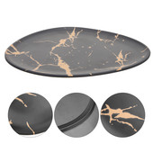 Poslužavnik za tanjure Nakit Keramičko pohranjivanje Prsten za posuđe Mramorni držač Ulazna drangulija Tanjuri Dekorativni noćni ormarić Ključ Ruž za usne Ukrasni