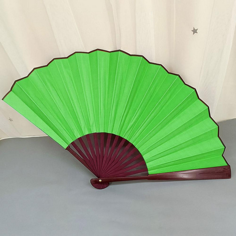 Κινέζικος ανεμιστήρας Αντισπασμένος ανεμιστήρας χεριών πτυσσόμενος 10 ίντσες Vintage DIY Κενός ανεμιστήρας χεριών σχεδίασης
