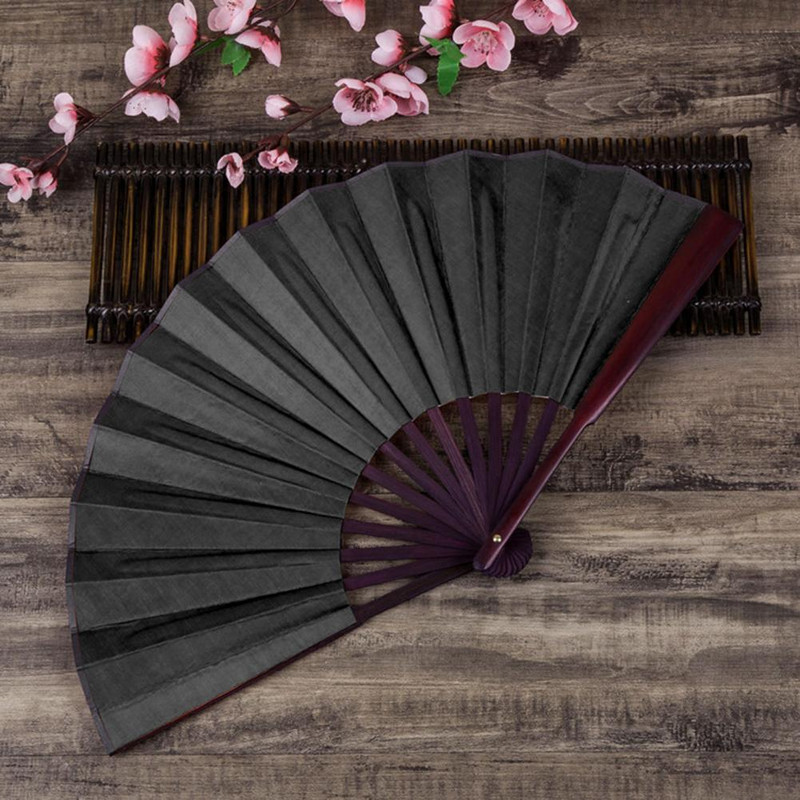 Κινέζικος ανεμιστήρας Αντισπασμένος ανεμιστήρας χεριών πτυσσόμενος 10 ίντσες Vintage DIY Κενός ανεμιστήρας χεριών σχεδίασης