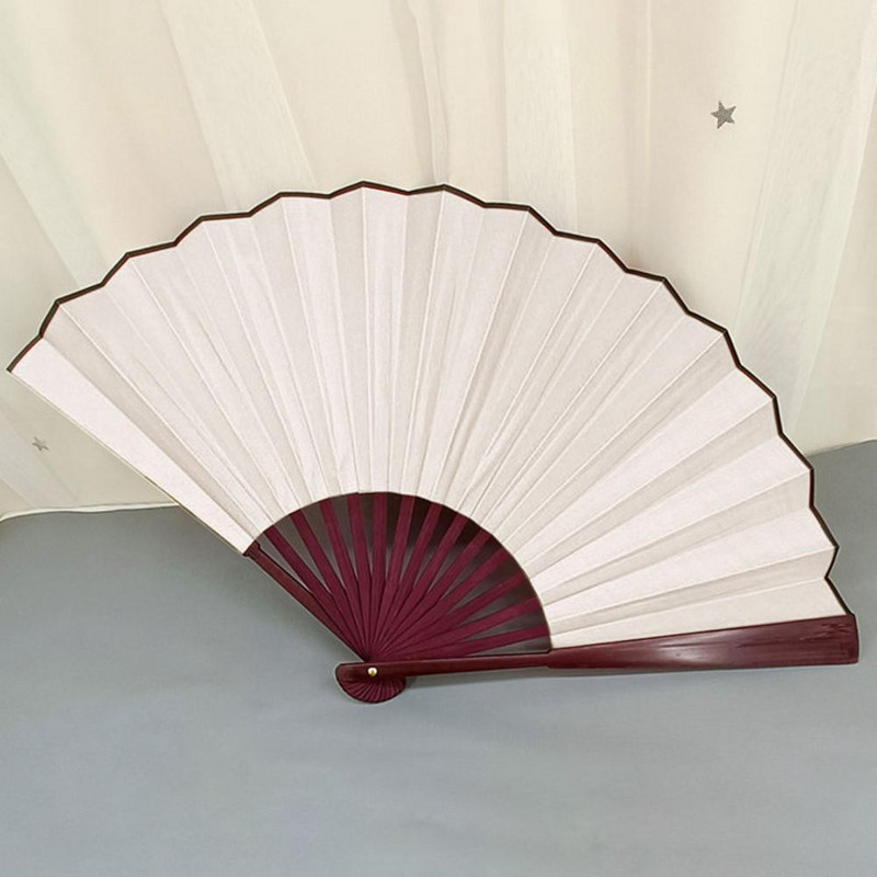 Κινέζικος ανεμιστήρας Αντισπασμένος ανεμιστήρας χεριών πτυσσόμενος 10 ίντσες Vintage DIY Κενός ανεμιστήρας χεριών σχεδίασης