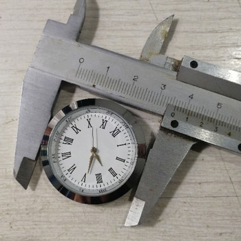 Ρολόι Quartz Movement Στρογγυλά ρολόγια για ένθετο κεφαλιού Κλασικό ρολόι χειροτεχνίας για γυναίκες Ανδρικά ανταλλακτικά με ρολόγια