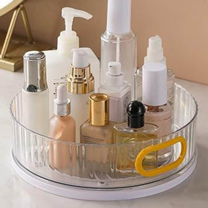 360 besisukantis padėklas vonios kambario laikymo dėžutė virtuvės laikymo talpyklos prieskoniams užkandžiams maisto padėklas neslystantis kosmetikos laikiklis