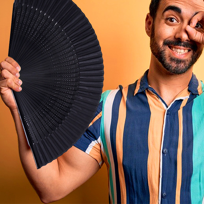 Evantai de mână din bambus, stil chinezesc, elegant, sculptat, Spectacole de dans Evantai de mână pliabile Evantai pentru cadou de nuntă pentru oaspeți