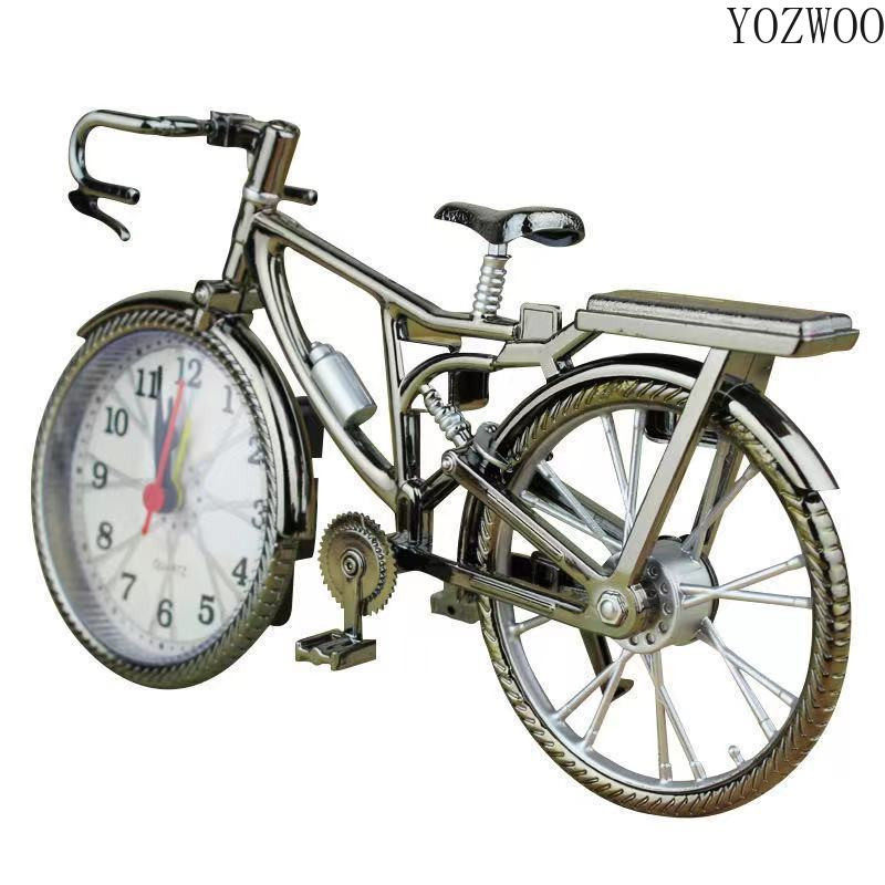 YOZWOO Home Garden Νέος Vintage Αραβικός Αριθμός σε σχήμα ποδηλάτου Δημιουργικό επιτραπέζιο Ξυπνητήρι Διακόσμηση σπιτιού Διακόσμηση δωματίου Διακόσμηση επιφάνειας εργασίας Χειροτεχνίες