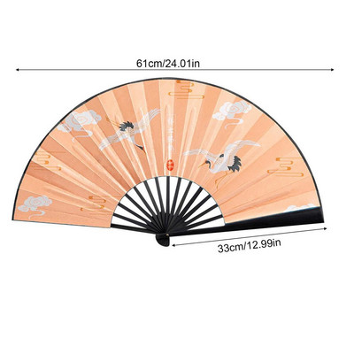 Jauns vintage zīda saliekamais ventilators Retro ķīniešu bambusa rokas saliekamie ventilatori deju rokas ventilators mājas sienu dekorēšana rotājumi amatniecība