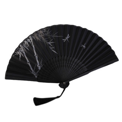 Ķīniešu stila vintage rokas ventilatora saliekamie vēdekļi Deju kāzu ballītei Labvēlīgi ķīniešu deju ballīšu saliekamie ventilatori