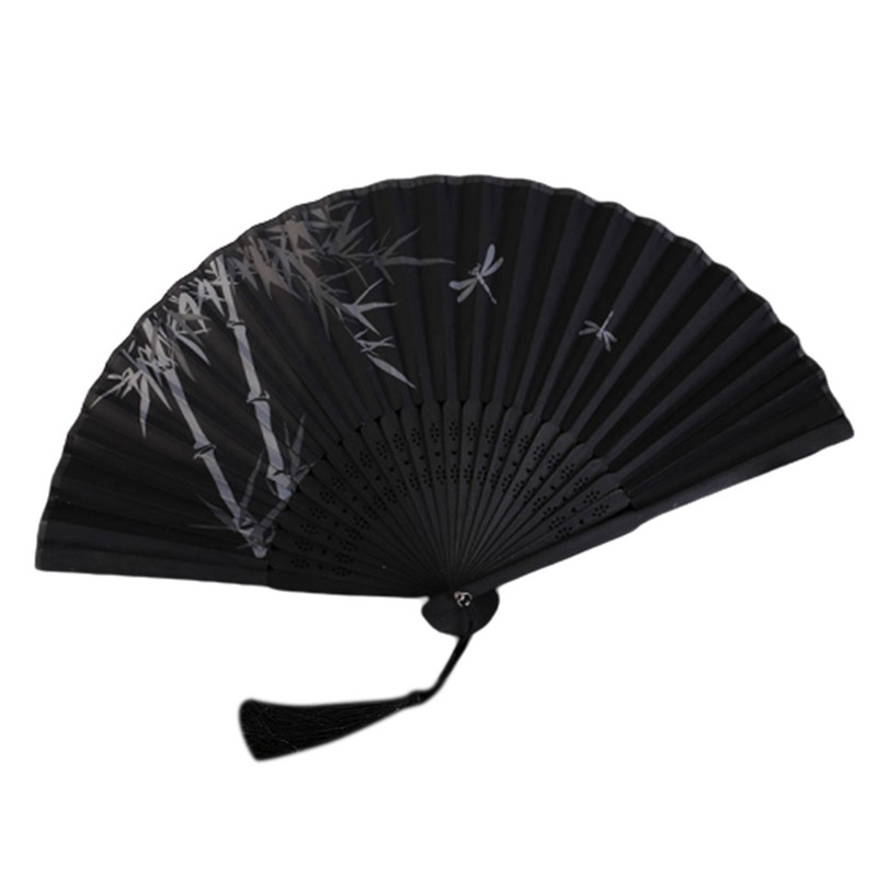 Ķīniešu stila vintage rokas ventilatora saliekamie vēdekļi Deju kāzu ballītei Labvēlīgi ķīniešu deju ballīšu saliekamie ventilatori