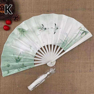 Ventilator pliabil în stil chinezesc Evantai din pânză de dans clasic, din plastic, de epocă, cu imprimare cu dragon, evantai de mână