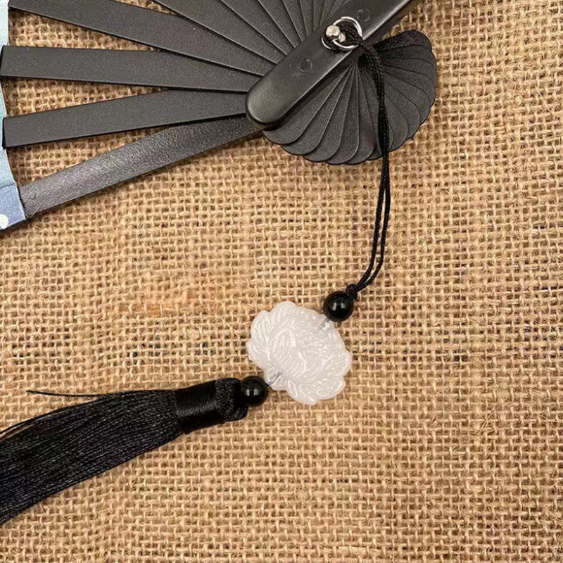 Ventilator pliabil în stil chinezesc Evantai din pânză de dans clasic, din plastic, de epocă, cu imprimare cu dragon, evantai de mână