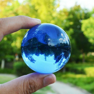 40/50/60MM Ázsia Ritka Tiszta Többszínű K9 kristálygömb gyógyító varázsgömb fotózás kellékek Lensball nappali dekorációs ajándékok