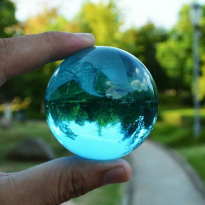 40/50/60MM Ázsia Ritka Tiszta Többszínű K9 kristálygömb gyógyító varázsgömb fotózás kellékek Lensball nappali dekorációs ajándékok