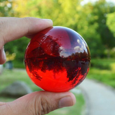 40/50/60MM Ázsia Ritka Tiszta Többszínű K9 kristálygömb gyógyító varázsgömb fotózás kellékek Lensball nappali dekorációs ajándékok