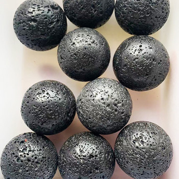 40 мм естествена пореста топка от вулканична скала Рейки Лечебни минерални образци Колекции Декорация на дома