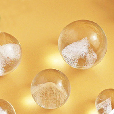 20 mm iekšēja grebuma 3D sniega kalns pienenes uguņošana galaktika kristāla lodīšu māksla, caurspīdīga K9 stikla pērlīšu figūriņa