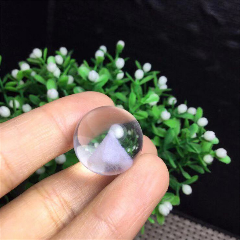 20 mm iekšēja grebuma 3D sniega kalns pienenes uguņošana galaktika kristāla lodīšu māksla, caurspīdīga K9 stikla pērlīšu figūriņa