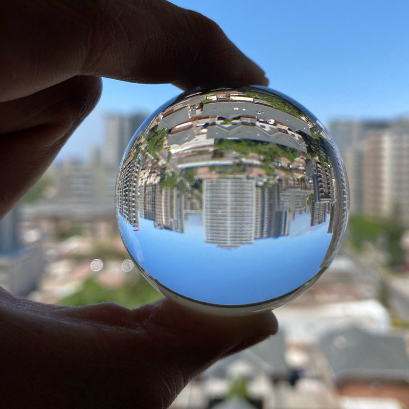 40 mm ģimenes kāzu dekorācijas fotosfēras fotografēšanas rekvizīti un dāvanas caurspīdīga stikla kristāla lodīšu galda virsma, piekarināma rokdarbi