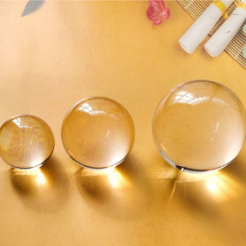 Кристална топка Crystal Craft Decor Gifts Прозрачна стъклена топка Лечебна сфера Реквизит за фотография Lensball Декоративна топка Фън Шу