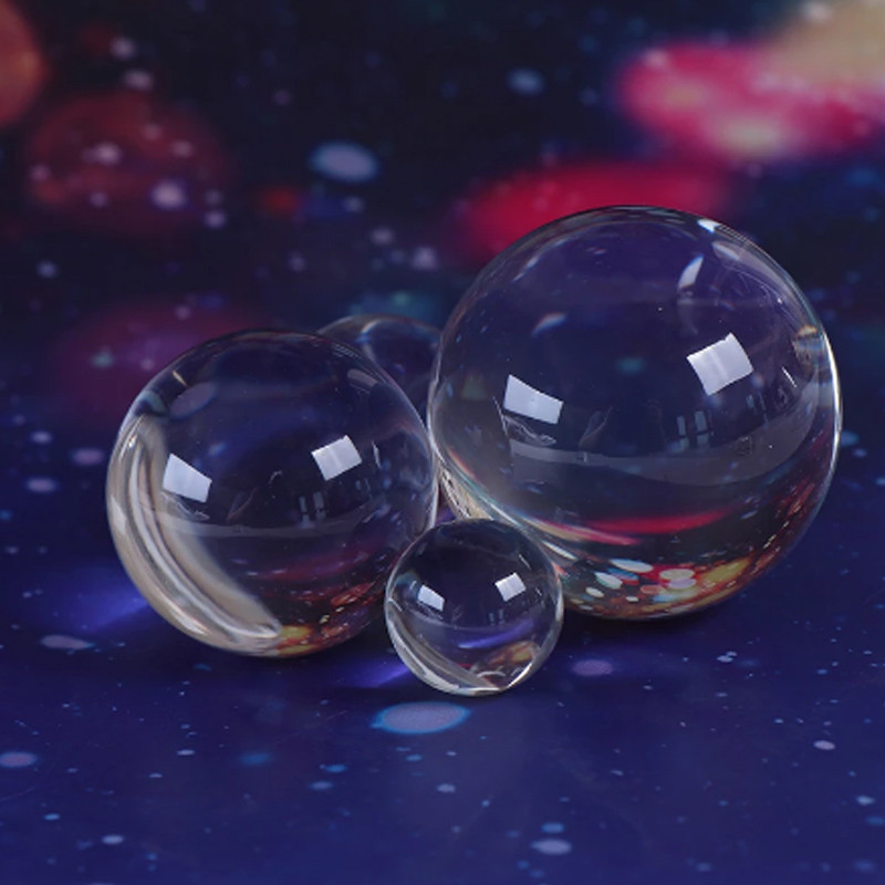 Kristāla bumba kristāla amatniecības dekors Dāvanas Caurspīdīga stikla bumbiņa, ārstnieciskā sfēra, fotografēšana, rekvizīti Lensball dekorācijas bumba Feng Shu