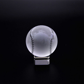 Γυάλινη σφαίρα φακού κρυστάλλινη μπάλα 4cm Fengshui Paperweight Crafts Φωτογραφία στηρίγματα για το σπίτι Διακόσμηση γάμου Στολίδια Αθλητικά αναμνηστικά