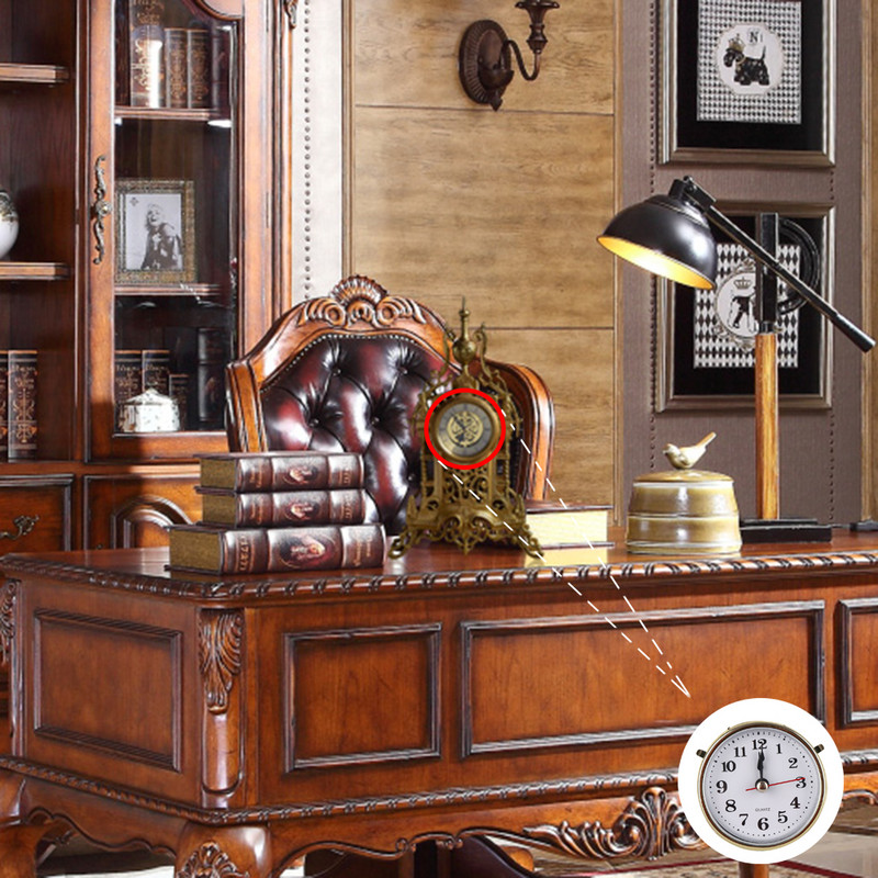 Romiešu ciparu kustības ieliktnis zelta apdares pulksteņa kvarca kustības mehānisma remonts, nomaiņa Klasiski romiešu ciparu instrumenti Aksesuāri