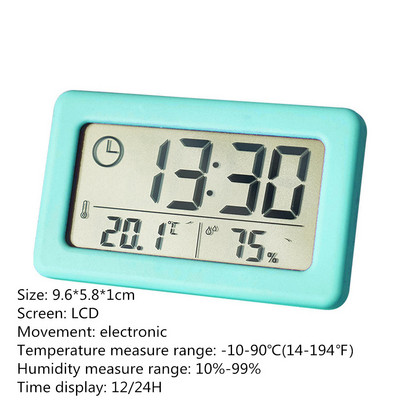 LCD digitalni budilnik, sklopivi putni prijenosni sat s kalendarom, temperaturom, tabličnim načinom odgode sata