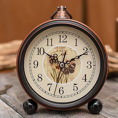 Retro stiliaus metalinis žadintuvas Kūrybiški mokiniai Vaikų gimtadienio dovanos Miegamojo papuošalai Rašomasis žadintuvas