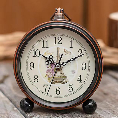 Retro stiliaus metalinis žadintuvas Kūrybiški mokiniai Vaikų gimtadienio dovanos Miegamojo papuošalai Rašomasis žadintuvas