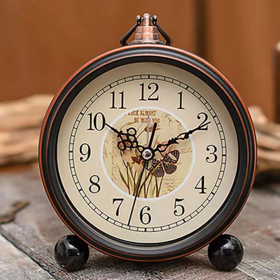 Retro stiliaus metalinis žadintuvas Kūrybiški mokiniai Vaikų gimtadienio dovanos Miegamojo papuošalai Rašomasis žadintuvas