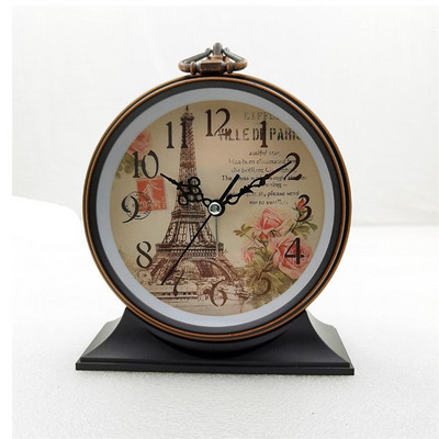 Retro stiliaus metalinis žadintuvas Kūrybiški mokiniai Vaikų gimtadienio dovanos Miegamojo papuošalai Rašomasis žadintuvas