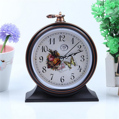 Retro stiliaus metalinis žadintuvas Kūrybiški mokiniai Vaikų gimtadienio dovanos Miegamojo papuošalai Rašomasis žadintuvas