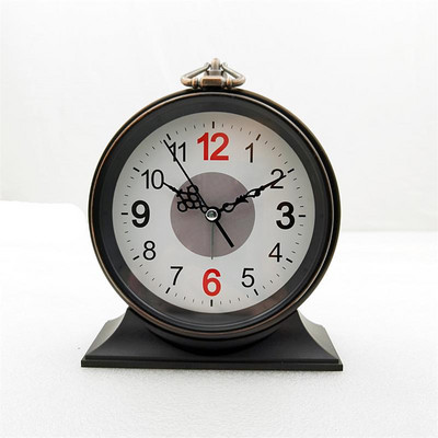 Retro stiliaus metalinis žadintuvas Kūrybiški mokiniai Vaikų gimtadienio dovanos Miegamojo papuošalai Rašomasis žadintuvas