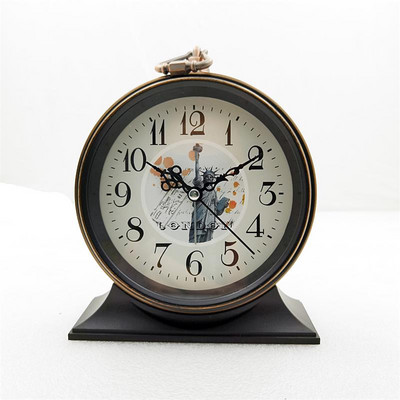 Retro stiliaus metalinis žadintuvas Kūrybiški mokiniai Vaikų gimtadienio dovanos Miegamojo papuošalai Rašomasis žadintuvas