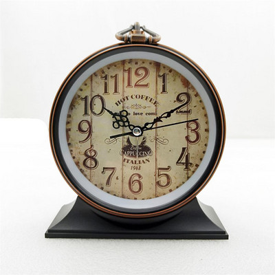 Retro stiliaus metalinis žadintuvas Kūrybiški mokiniai Vaikų gimtadienio dovanos Miegamojo papuošalai Rašomasis žadintuvas