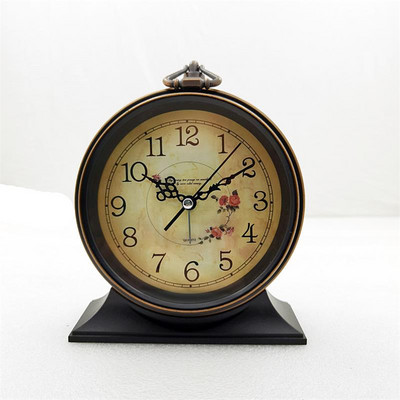 Retro stiliaus metalinis žadintuvas Kūrybiški mokiniai Vaikų gimtadienio dovanos Miegamojo papuošalai Rašomasis žadintuvas