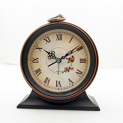 Retro stiliaus metalinis žadintuvas Kūrybiški mokiniai Vaikų gimtadienio dovanos Miegamojo papuošalai Rašomasis žadintuvas