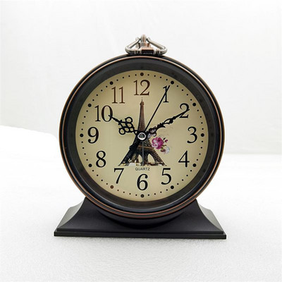 Retro stiliaus metalinis žadintuvas Kūrybiški mokiniai Vaikų gimtadienio dovanos Miegamojo papuošalai Rašomasis žadintuvas