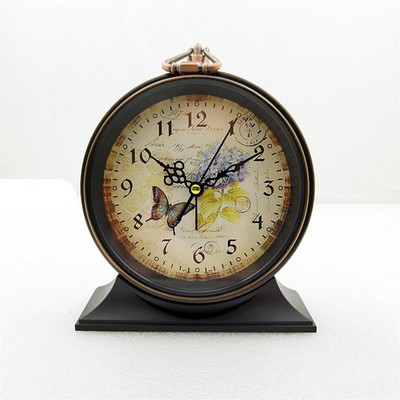 Retro stiliaus metalinis žadintuvas Kūrybiški mokiniai Vaikų gimtadienio dovanos Miegamojo papuošalai Rašomasis žadintuvas