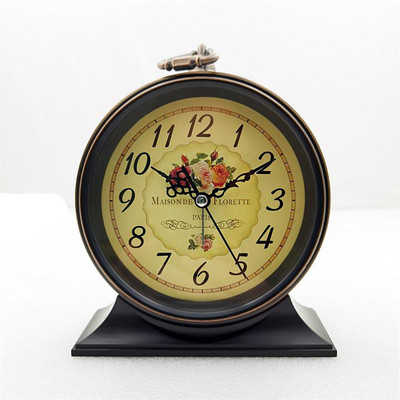 Retro stiliaus metalinis žadintuvas Kūrybiški mokiniai Vaikų gimtadienio dovanos Miegamojo papuošalai Rašomasis žadintuvas