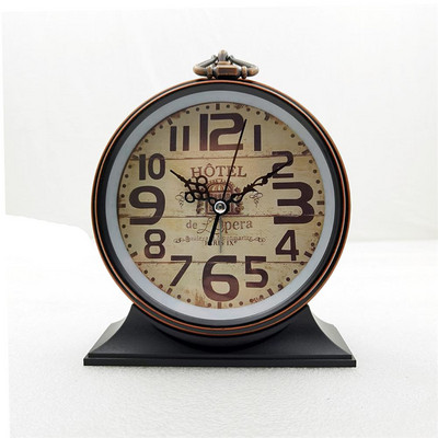 Retro stiliaus metalinis žadintuvas Kūrybiški mokiniai Vaikų gimtadienio dovanos Miegamojo papuošalai Rašomasis žadintuvas