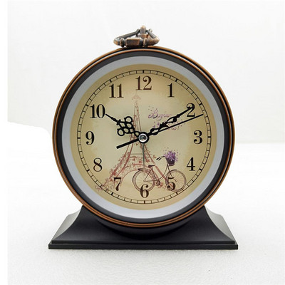 Retro stiliaus metalinis žadintuvas Kūrybiški mokiniai Vaikų gimtadienio dovanos Miegamojo papuošalai Rašomasis žadintuvas