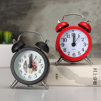 Νέο Mini Ξυπνητήρι Sweeping Wake Up Επιτραπέζιο ρολόι Creative Cute Mini Metal Μικρό Ξυπνητήρι Ηλεκτρονικό μικρό Ξυπνητήρι