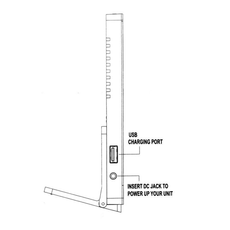 USB izvades ports Galda pulkstenis Laiks Temperatūra Mitruma Displejs LED Spogulis Modinātājs 6 collu skārienpoga Sienas digitālais pulkstenis