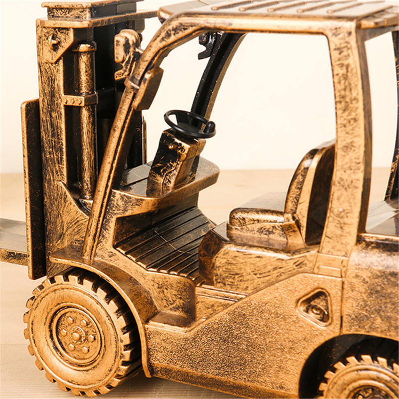 1 db Retro targonca ébresztőóra Kreatív kivehető számlapú digitális órák díszek, diákágy melletti ébresztőóra lakberendezés