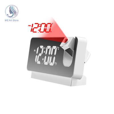 LED digitālais projekcijas modinātājs elektroniskais modinātājs ar laika projekcijas griestu projektoru modinātājs guļamistabas gultai