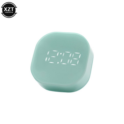 Elektroniskais kvadrātveida klusais nakts modinātājs, inteliģents temperatūras sensors, magnētiski pievilcīgi darbvirsmas pulksteņi, mājas dekorācijas